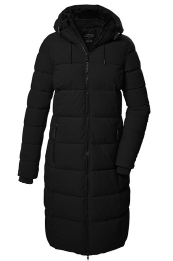 Killtec Wintermantel KOW 56 QLTD mit Kapuze (atmungsaktiv, winddicht, wasserabweisend) schwarz Damen